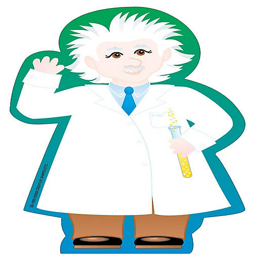 Creative Shapes Etc. - Large Notepad - Scientist