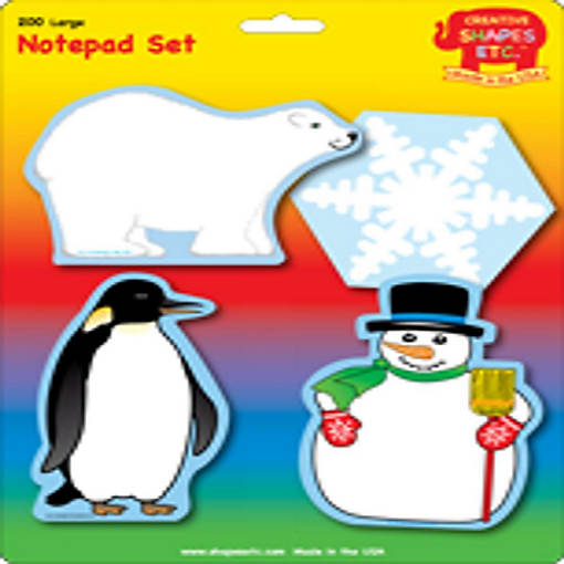 Creative Shapes Etc. - Large Notepad Set - Winter