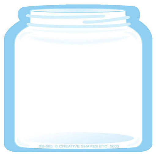 Creative Shapes Etc. - Mini Notepad - Jar