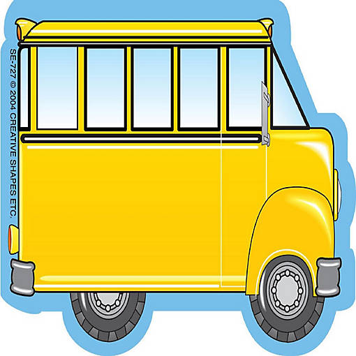 Creative Shapes Etc. - Mini Notepad - School Bus