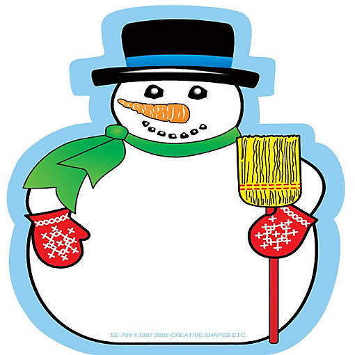 Creative Shapes Etc. - Mini Notepad - Snowman