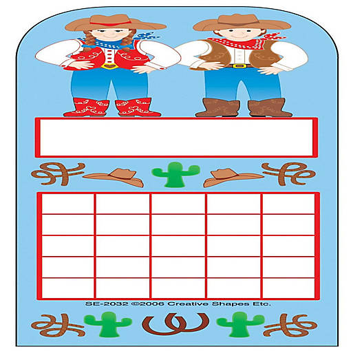 Creative Shapes Etc. - Personal Incentive Chart - Western