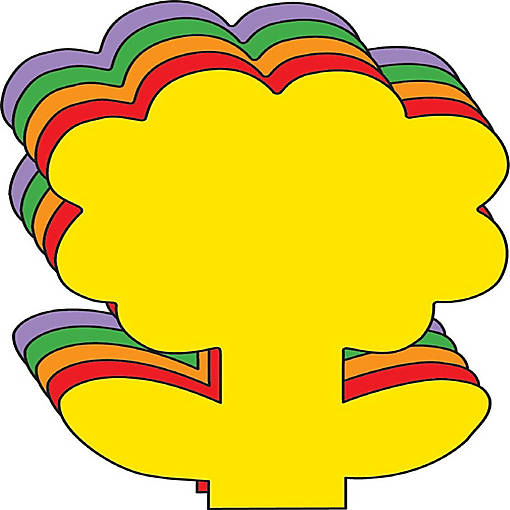 Creative Shapes Etc. - Small Assorted Cut-out - Flower