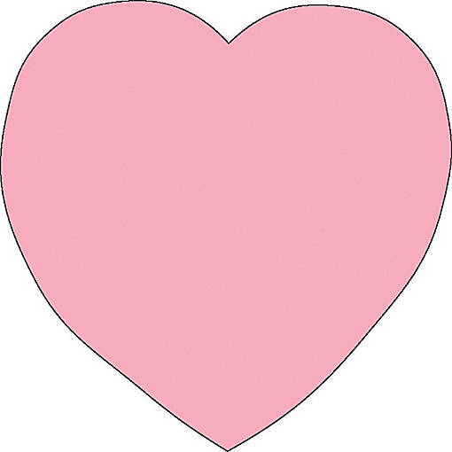 Creative Shapes Etc. - Sticky Shape Notepad - Pink Heart