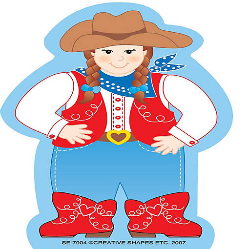 Creative Shapes Etc. Mini Notepad Cowgirl