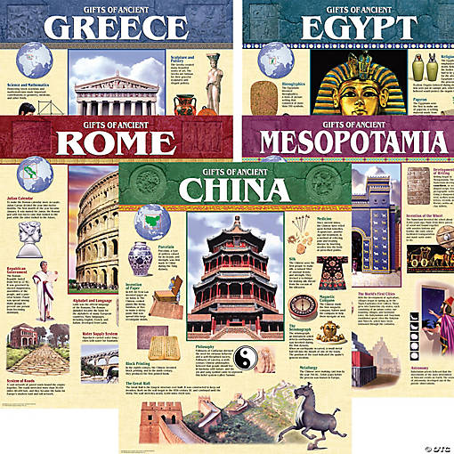 Creative Teaching Press Ancient Civilization 5-Chart Pack