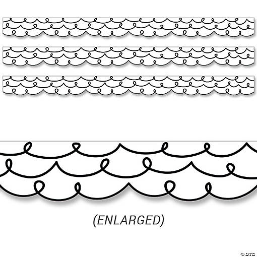 Creative Teaching Press Core Decor Loop-De-Loop Border EZ Border, 48 Feet Per Pack, 3 Packs