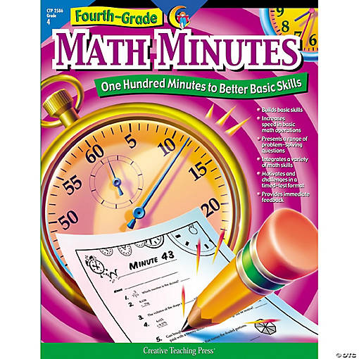 Creative Teaching Press Fourth-Grade Math Minutes Book