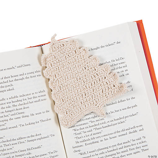 Crocheted Christmas Tree Bookmarks - 12 Pc.