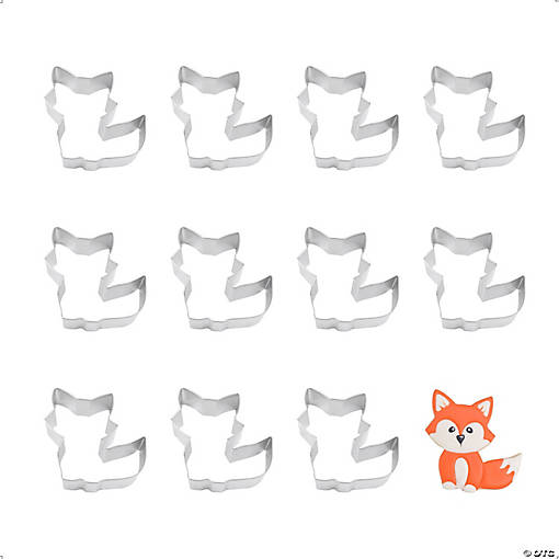 Cute Fox 3.75" Cookie Cutters