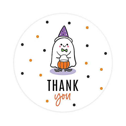 Cute Ghost Hat Halloween TY 2in 40pk