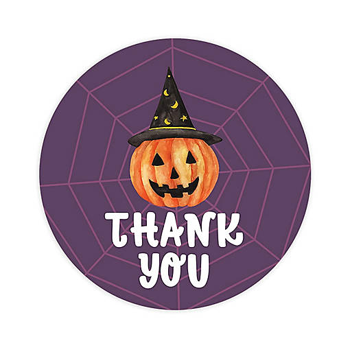 Cute Pumpkin Witch Hat TY 2in 40pk