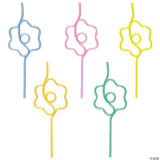 Daisy Silly Straws - 5 Pc.