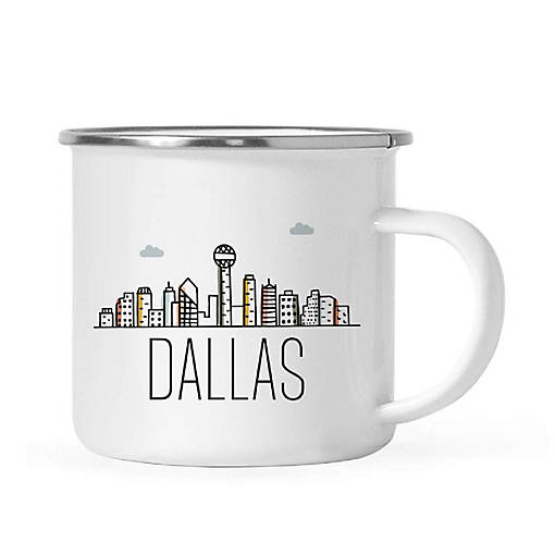 Dallas Skyline 11oz Camp Mug