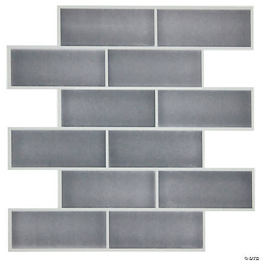 Dark stone gray ceramic sticktile