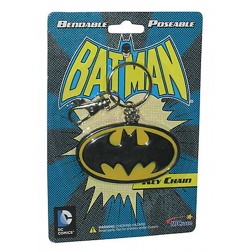 DC Batman Logo Bendable Keychain