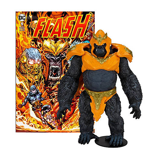 DC Comics 9 Inch Mega Action Figure  The Flash Gorilla Grodd