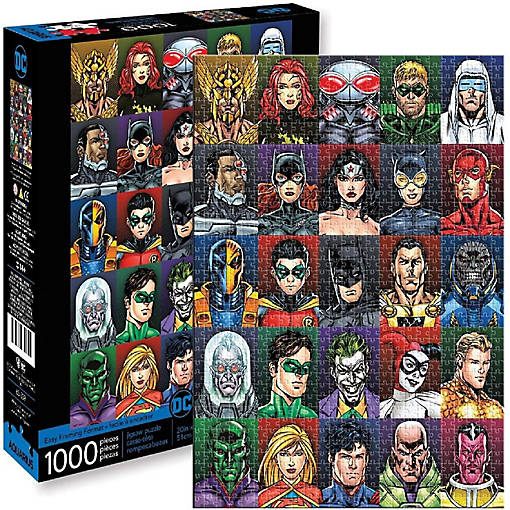 DC Comics Faces 1000 Piece Jigsaw Puzzle