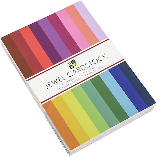 DCWV Single-Sided Mat Stack 4.5"X6.5"-Jewels