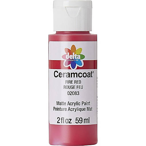 Delta Ceramcoat Acrylic 2oz Fire Red