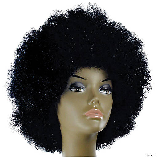 Deluxe Afro Wig, Black