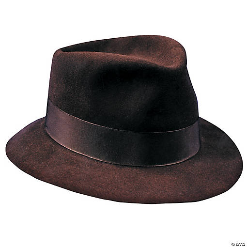 Deluxe Brown Fedora - Extra Large