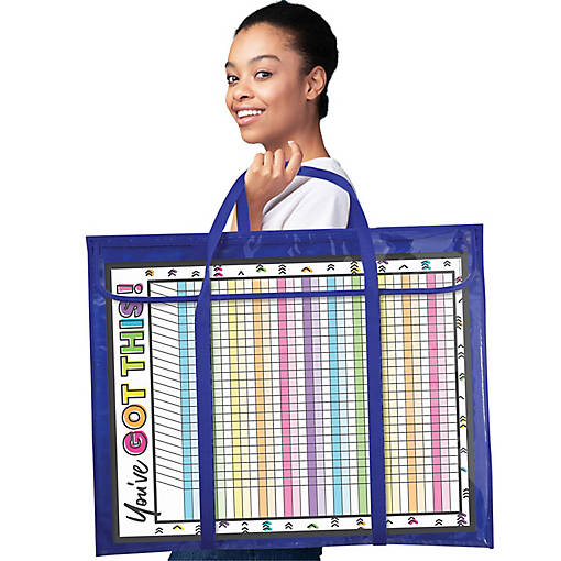 Deluxe Bulletin Board Storage Pocket Chart Storage
