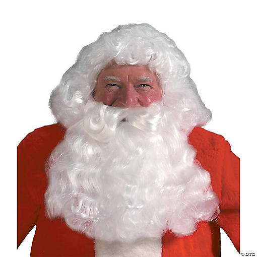 Deluxe Santa Wig &amp; Beard Set