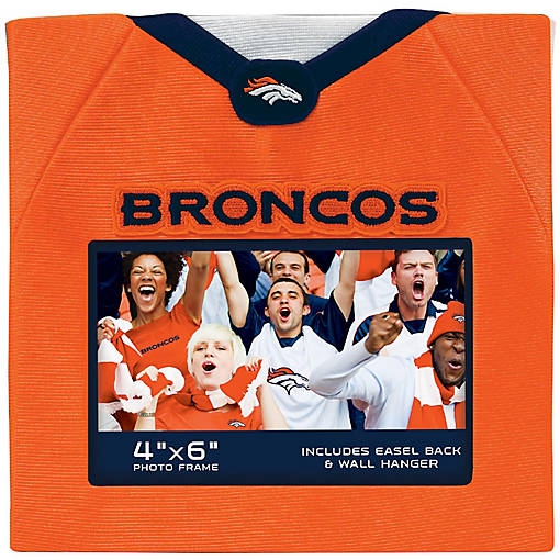 Denver Broncos Uniformed Frame