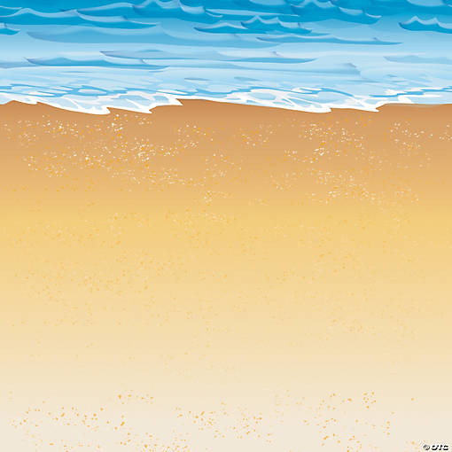 Design-a-Room Luau Beach Backdrop