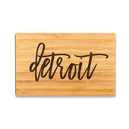 Detroit Bamboo Board 9.5x6