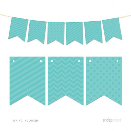Diamond Blue Bunting Banner 9ft