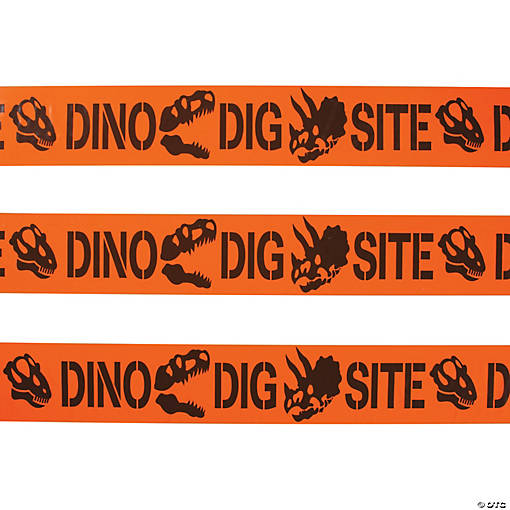 Dino Dig Plastic Streamer