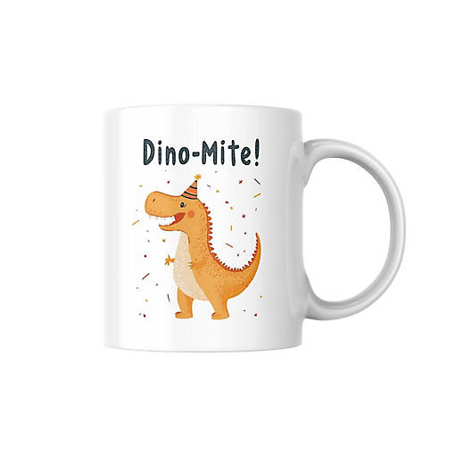 Dino-Mite! Mug by Dancing Littles Jungle