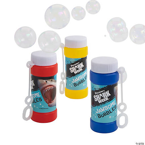 Discovery Shark Week&amp;#8482; Bubble Bottles - 12 Pc.
