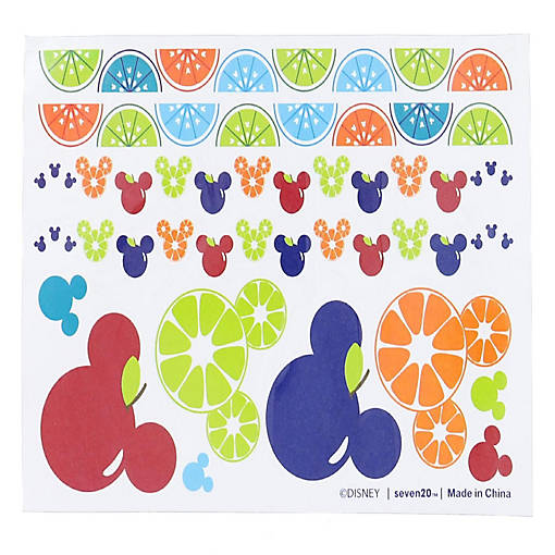 Disney Mickey Mouse Fruit Temporary Tattoos  48 Count