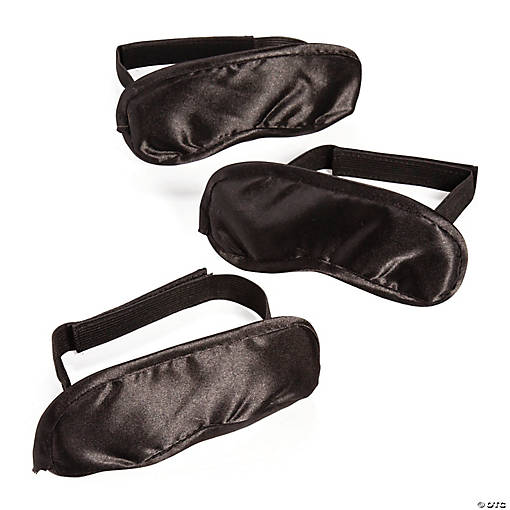 DIY Black Sleeping Masks - 8 Pc.