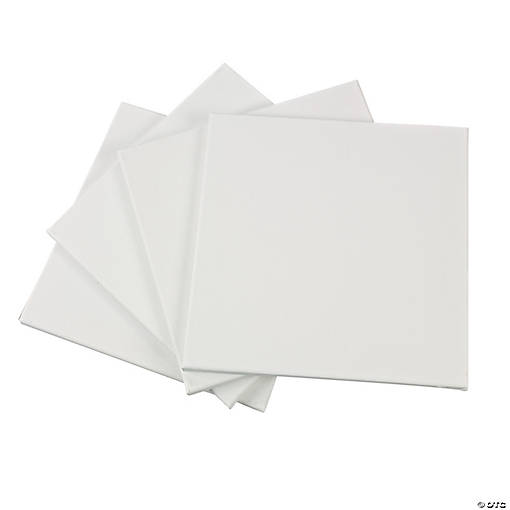 DIY Canvases - 8" x 8" - 4 Pc.