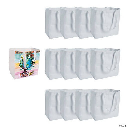 DIY Large Shopper Totes - 12 Pc.