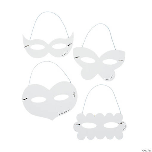DIY Shaped Masks - 24 Pc.