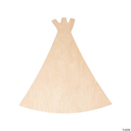 DIY Unfinished Wood Teepee Shape