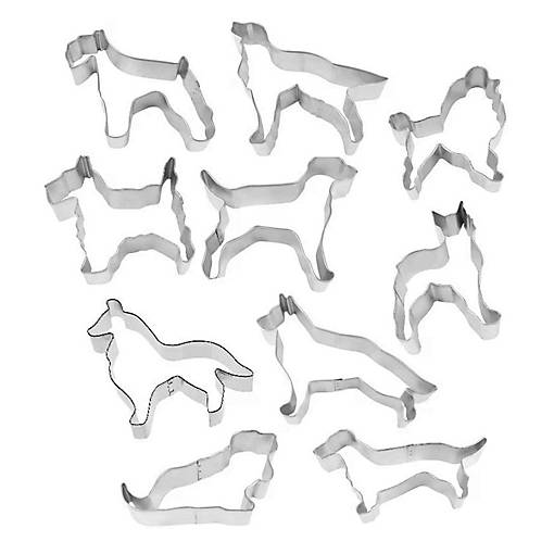 Dog 10 Piece Cookie Cutter Set