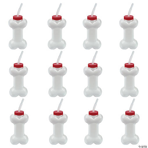 Oriental Trading Customer Questions and Answers Dog Bone Cups with Straws 12 Ct.
