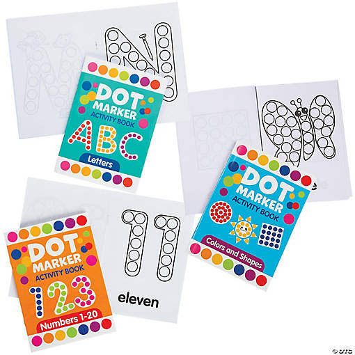 Dot Marker Activity Book Kit - 36 Pc.