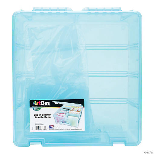 Double Deep Box W/Dividers Aqua