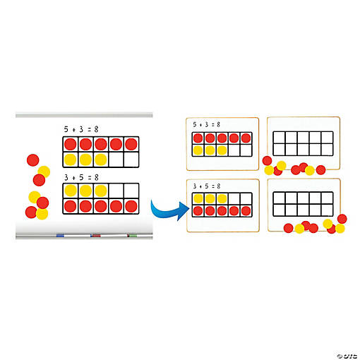 Dowling Magnets Ten Frames Magnet Math Set
