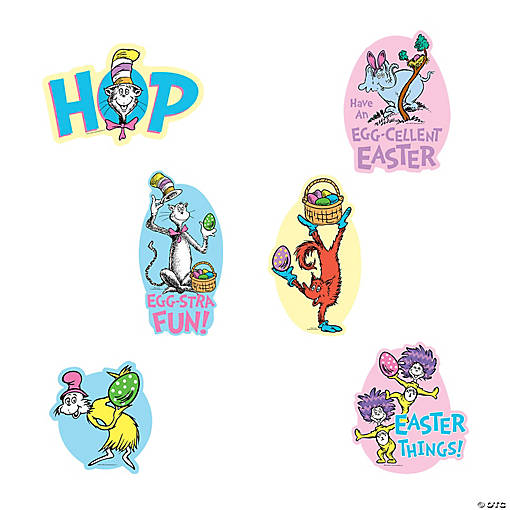 Dr. Seuss&amp;#8482; Easter Cutouts - 6 Pc.