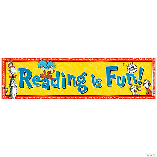 Dr. Seuss&amp;#8482; Reading is Fun Banner
