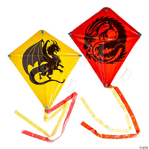 Dragon Kites with Tail &amp;#8211; 12 Pc.