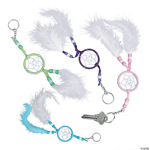 Dream Catcher Keychains - 12 Pc.